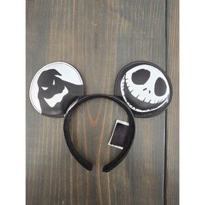 Disney-Parks Nightmare Before Christmas Jack & Zero Minnie Ears cosplay Headband